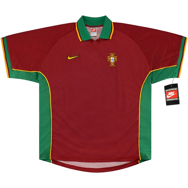 Camiseta Portugal Primera Retro 1998 Rojo